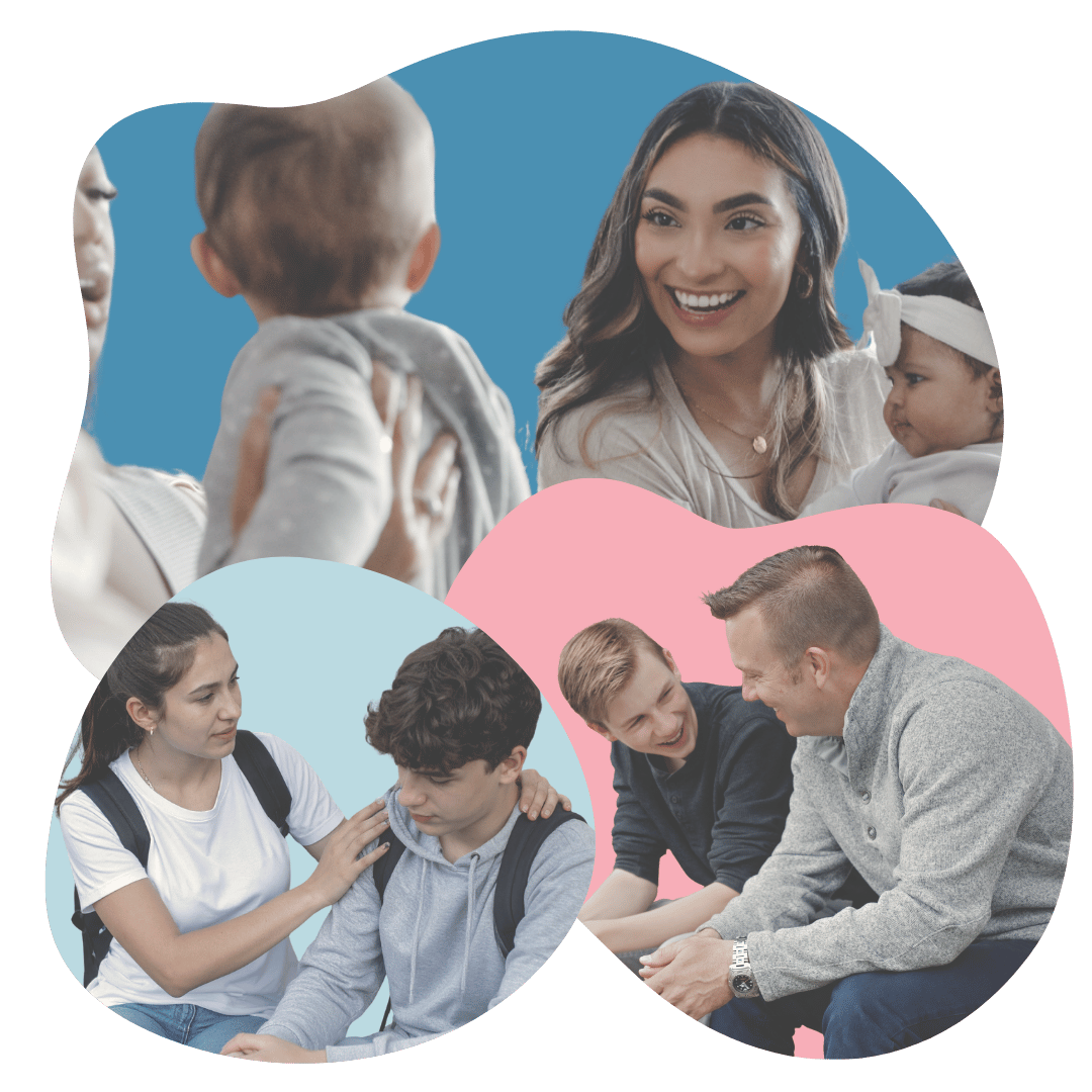 My Circle Image - Multiple parents with their children