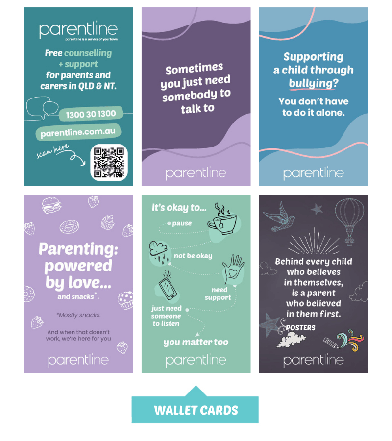 Parentline Wallet Cards
